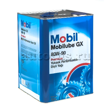 Масло трансмиссионное MOBIL Mobilube GX 80W-90 минеральное 18 л купить 9 627 ₽