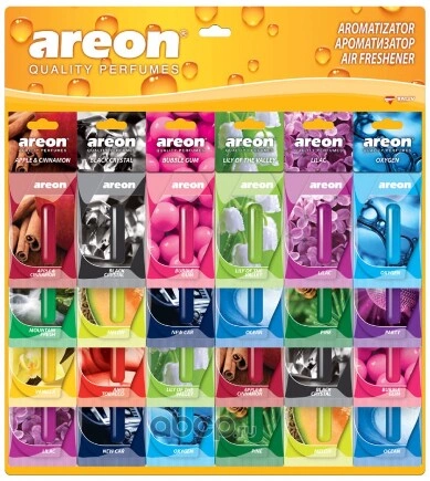 Ароматизатор AREON LIQUID 5 ML disp 24 шт. AREON купить 109 ₽