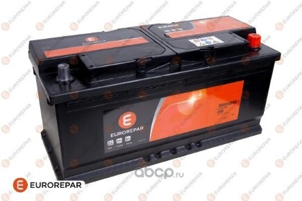 Аккумулятор Eurorepar STANDARD 110 А/ч обратная R+ 393x175x190 EN950 А купить 31 671 ₽