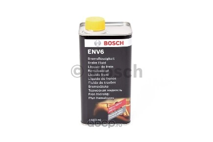 Жидкость тормозная BOSCH ENV6 DOT5.1 1 л купить 1 611 ₽