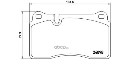 Колодки передние PORSCHE Cayenne/VW Touareg BREMBO купить 8 700 ₽