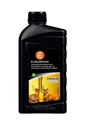 Масло моторное EUROREPAR Premium C3 5W-30 1 л купить 909 ₽