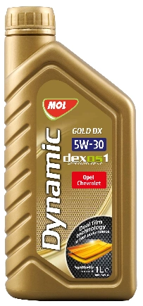 Масло моторное MOL Dynamic Gold DX 5W-30 синтетическое 1 л купить 545 ₽