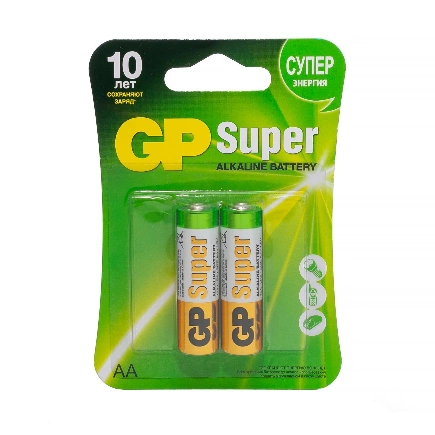 Батарейка алкалиновая GP Batteries SUPER Alkaline AA 1,5V купить 152 ₽