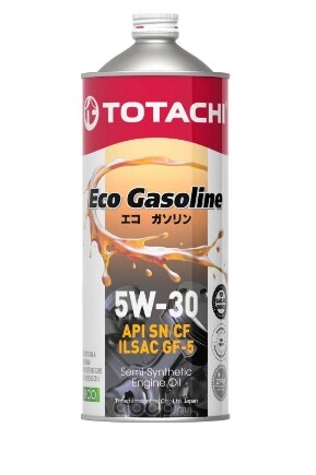 Масло моторное TOTACHI Eco Gasoline 5W-30 полусинтетика 1 л купить 1 006 ₽