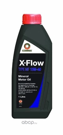 Масло моторное COMMA X-Flow Type MF 15W-40 минеральное 1 л купить 726 ₽