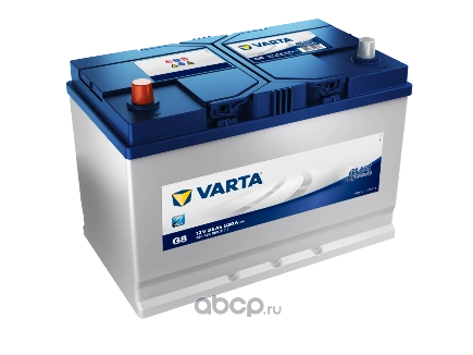 Аккумулятор VARTA Blue Dynamic 95 А/ч прямая L+ G8 306x173x225 EN830 А купить 19 105 ₽