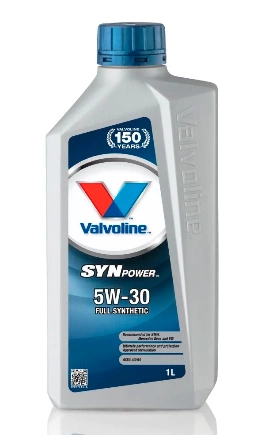 Масло моторное Valvoline SynPower 5W-30 синтетика 1 л купить 1 277 ₽