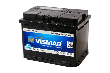 Аккумулятор VISMAR STANDARD 6СТ-55 L (R+)-(0) 480A 242175190 VISMAR 4660003795332 VISMAR купить 6 281 ₽