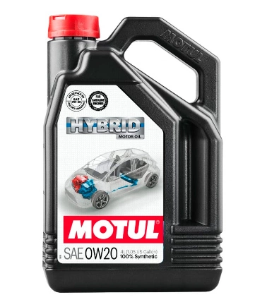 Масло моторное Motul Hybrid 0W-20 синтетическое 4 л купить 6 570 ₽