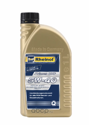 Масло моторное SWD RHEINOL Primus CVS 5W-40 синтетическое 1 л купить 1 046 ₽