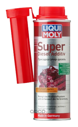 Присадка супер-дизель LIQUI MOLY Super Diesel Additiv, 0.25л купить 899 ₽