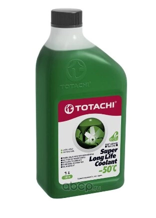 Антифриз TOTACHI Super LLC Green G11 готовый -50C зеленый 1 л 4589904520600 купить 292 ₽