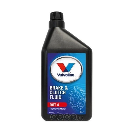 Тормозная жидкость Valvoline BRAKE & CLUTCH FLUID DOT 4 1 L купить 1 697 ₽