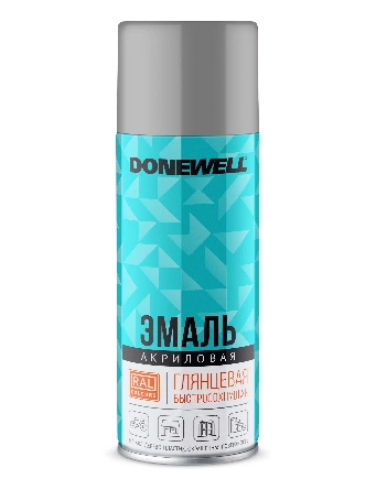 Эмаль универсальная акриловая RAL 7040 серая глянцевая DONEWELL DONEWELL купить 185 ₽