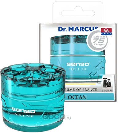 Ароматизатор DR. MARCUS Senso Deluxe (гелевый, баночка) Океан купить 474 ₽