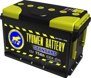 Аккумулятор TYUMEN BATTERY STANDARD 75 А/ч прямая L+ 306x175x190 EN630 А купить 8 214 ₽