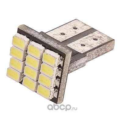 Лампа светодиодная  T10 W2.1x9.5d 12V 5W 2 шт. купить 68 ₽