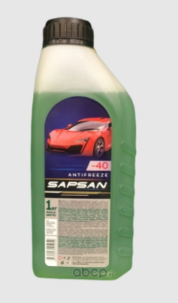 60001 SAPSAN АНТИФРИЗ GREEN ЮГ (1 КГ) (Кр.Кш) SAPSAN купить 78 ₽