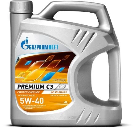 Масло моторное Gazpromneft Premium C3 5W-40 синтетическое 4 л купить 2 208 ₽