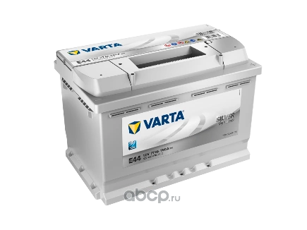 Аккумулятор VARTA Silver Dynamic 77 А/ч обратная R+ E44 278x175x190 EN780 А купить 16 178 ₽