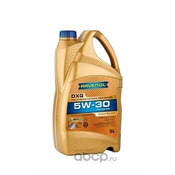 Масло моторное Ravenol 5W-30 синтетика 5 л купить 8 998 ₽