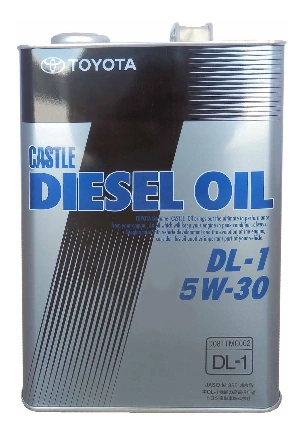 Масло моторное TOYOTA Diesel oil DL-1 5W-30 синтетическое 4 л купить 6 386 ₽