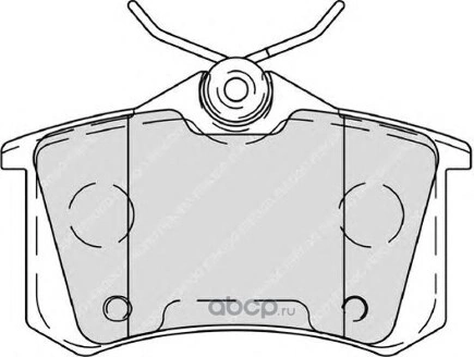 Колодки тормозные задние FERODO купить 2 900 ₽