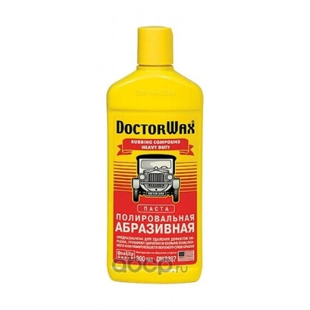 Полироль паста абразивная 300 мл Doctor Wax купить 573 ₽