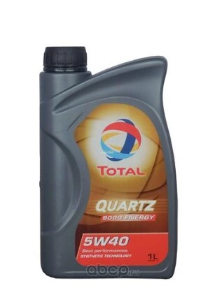 Масло моторное Total QUARTZ 9000 ENERGY 5W-40 синтетика 1 л купить 436 ₽