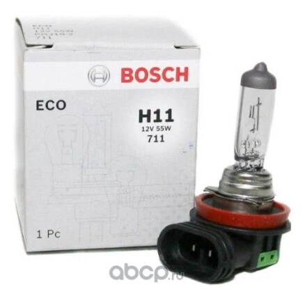 Лампа 12V H11 55W BOSCH 1 шт. картон купить 670 ₽