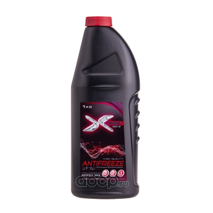 Антифриз X-FREEZE RED G11 готовый -40 красный 1 кг купить 180 ₽