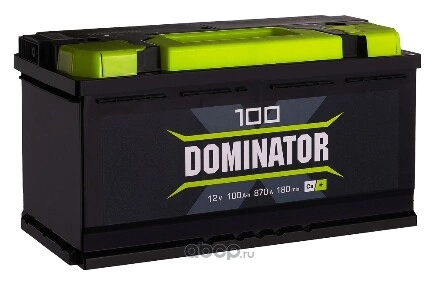 Аккумулятор Dominator 100R (ОБР) (EN870) 353х175х190 Dominator купить 8 655 ₽