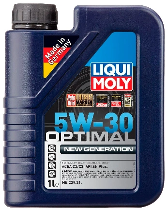 Масло моторное LIQUI MOLY Optimal NEW GEN 5W-30 синтетическое 1 л купить 1 825 ₽