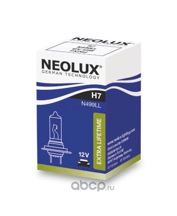 Лампа 12V H7 55W PX26d NEOLUX LONG LIFE 1 шт. картон купить 277 ₽