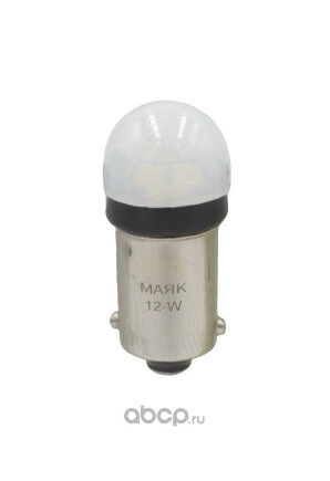 Лампа светодиодная 12V T8 W BA9s Маяк SUPER WHITE 2 шт. блистер купить 247 ₽