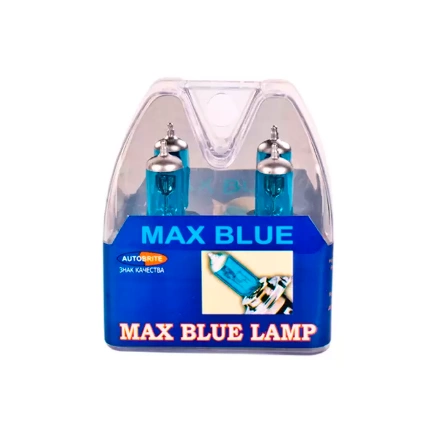 Лампа 12V H4 100/90W AUTOBRITE MAX BLUE 2 шт. DUOBOX купить 607 ₽