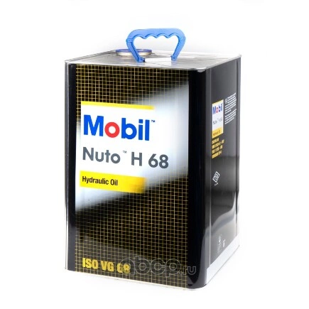 Масло гидравлическое MOBIL Nuto H 68 минеральное 16 л купить 6 430 ₽