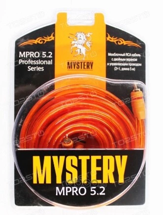 Кабель межблочный MYSTERY MPRO 5.2, длина 5 м купить 843 ₽