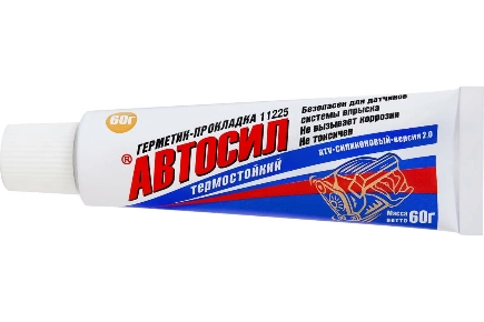 Герметик-прокладка силиконовый серый от -50С до +300С АВТОСИЛ 11225 (60 гр) АВТОСИЛ купить 76 ₽