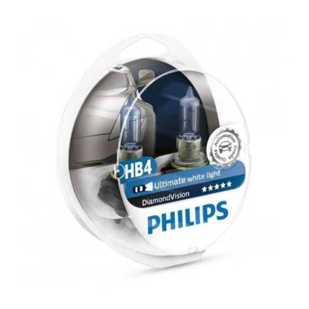 Лампа 12V HB3 65W PHILIPS Diamond Vision 2 шт. DUOBOX купить 2 997 ₽