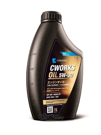 Масло моторное CWORKS OIL SPEC 504/507 5W-30 1 л купить 1 261 ₽