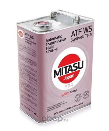 Масло трансмиссионное MITASU ATF WS FOR TOYOTA/LEXUS 4 л купить 4 362 ₽