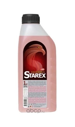 Антифриз STAREX Antifreeze G11 готовый -40C красный 1 кг купить 122 ₽