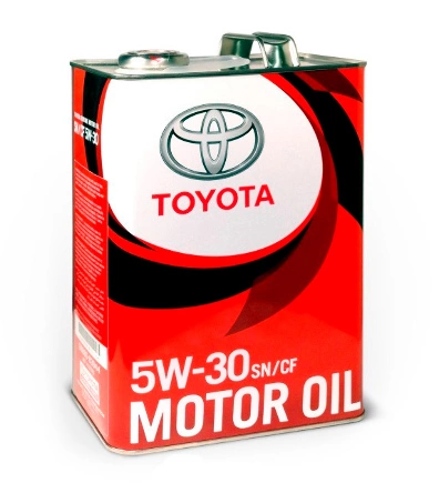 Масло моторное TOYOTA Motor Oil 5W-30 4 л купить 7 418 ₽