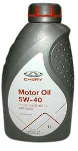 Масло моторное CHERY Motor Oil 5W-40 синтетическое 1 л купить 664 ₽