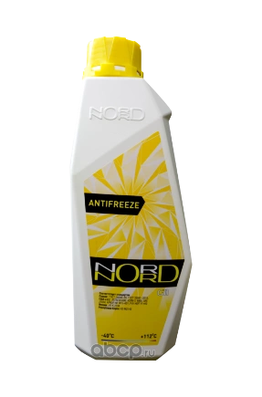 Антифриз NORD High Quality Antifreeze готовый -40C желтый 1 кг купить 237 ₽