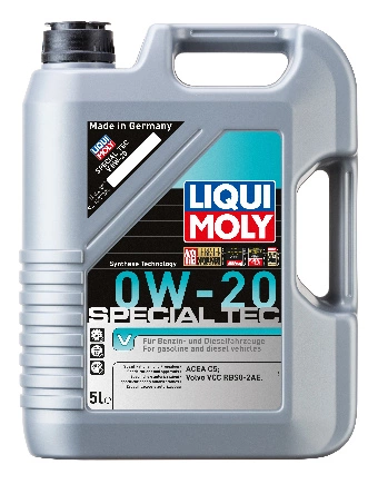 Масло моторное LIQUI MOLY Special Tec V 0W-20 синтетическое 5 л купить 8 960 ₽