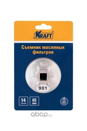 Съемник масляных фильтров чашка 65 мм KRAFT KT 701095 KRAFT купить 398 ₽