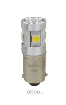 Лампа светодиодная 12V T8 W BA9s Маяк SUPER WHITE 2 шт. блистер купить 506 ₽